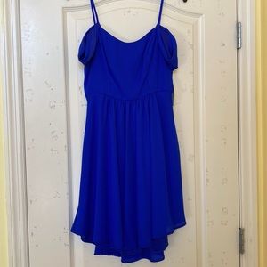 Royal blue dress